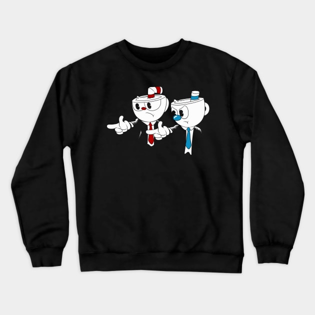 Cup Fiction Crewneck Sweatshirt by mohymochi